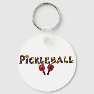 Llavero Letras del arte de Pickleball