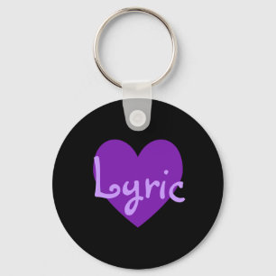 Llavero Letras en morado