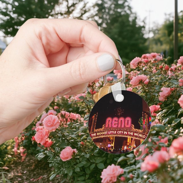 Llavero Letrero de Reno (Reno Sign Keychain)