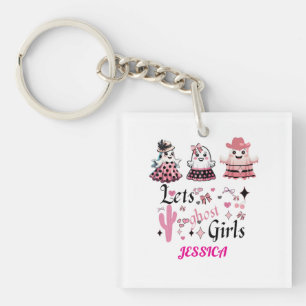 Llavero Lets Chicas fantasmas Halloween muchacha femenina