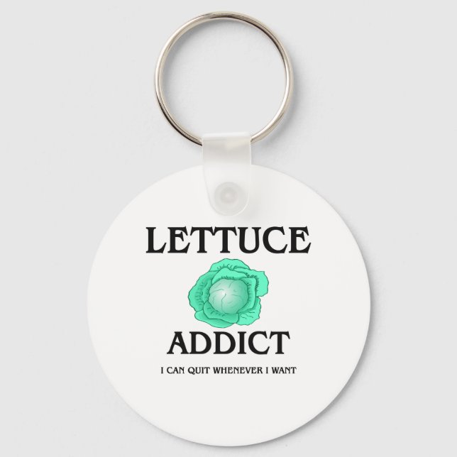 Llavero Lettuce Addict (Anverso)