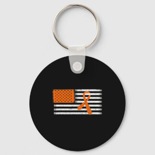 Llavero Leucemia De Bandera Y Familia De Cintas De Esclero