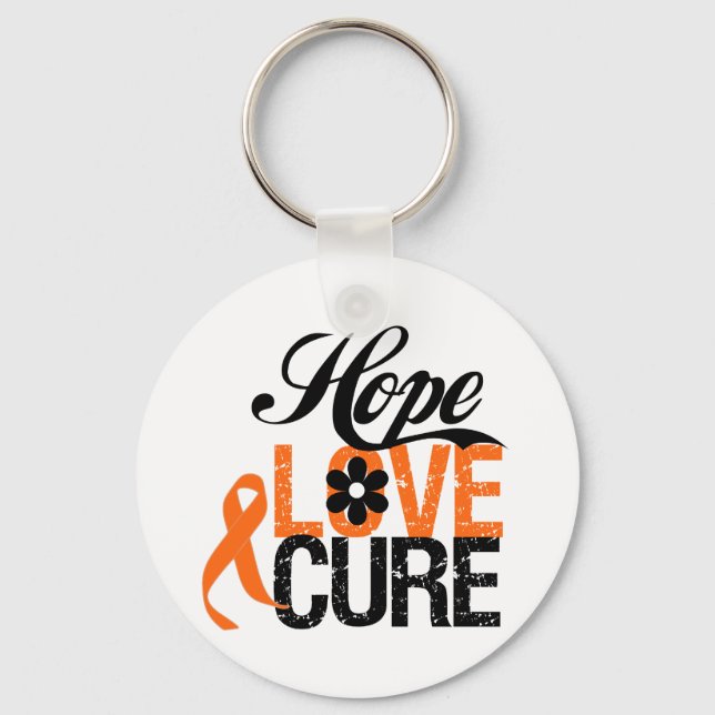 Llavero LEUKEMIA Esperanza Amo Cure Regalos (Anverso)
