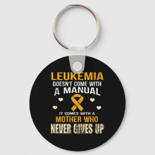 Llavero LEUKEMIA viene con una madre que nunca renuncia