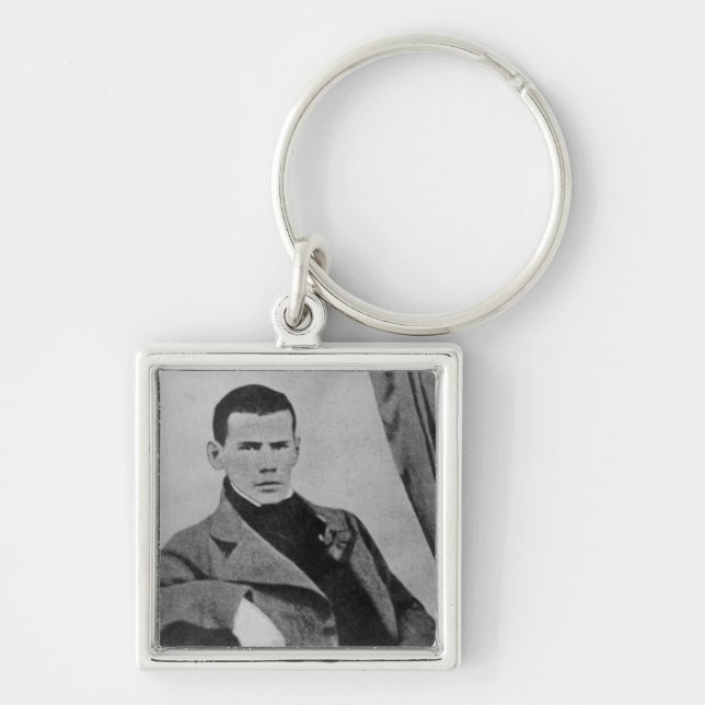 Llavero Lev Nikolaevich Tolstoy como estudiante (Frente)