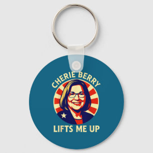 Llavero Levanta cartel de Cherie en ascensor Berry arriba