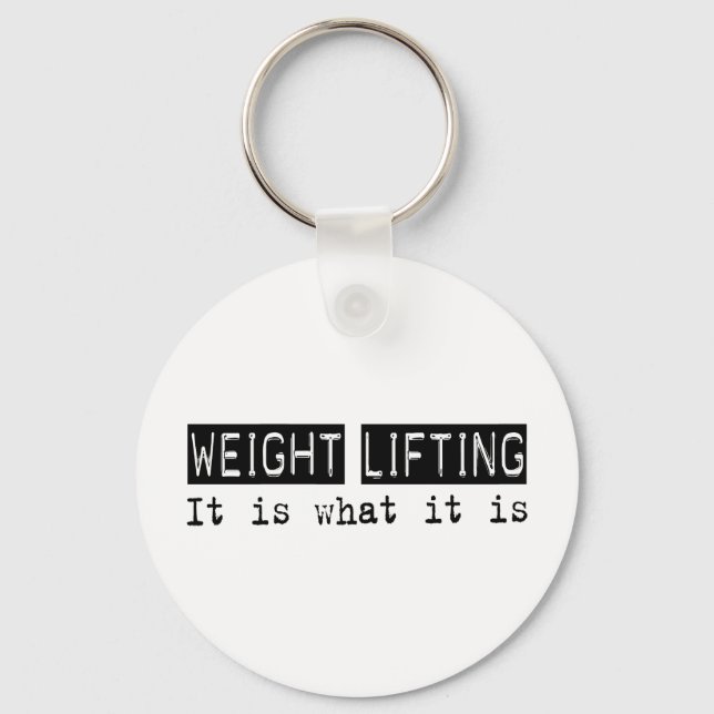 Llavero Levantamiento De Peso Es (Anverso)