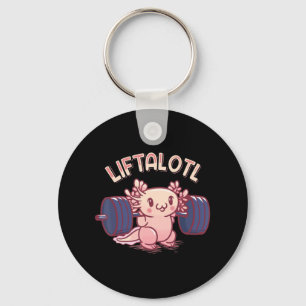 Llavero Levantamiento Liftalotal Axolotl Halterofilia Gym