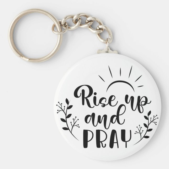 Llavero Levantar y rozar la cadena de teclas del botón (Frente)