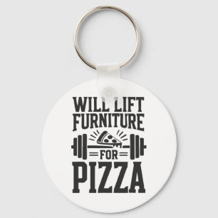 Llavero Levantará El Mobiliario Para Pizza Funny Bodybuild