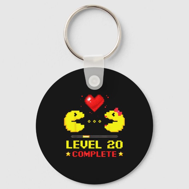 Llavero Level 20 Complete Gamers 20th Wedding Anniversary  (Anverso)
