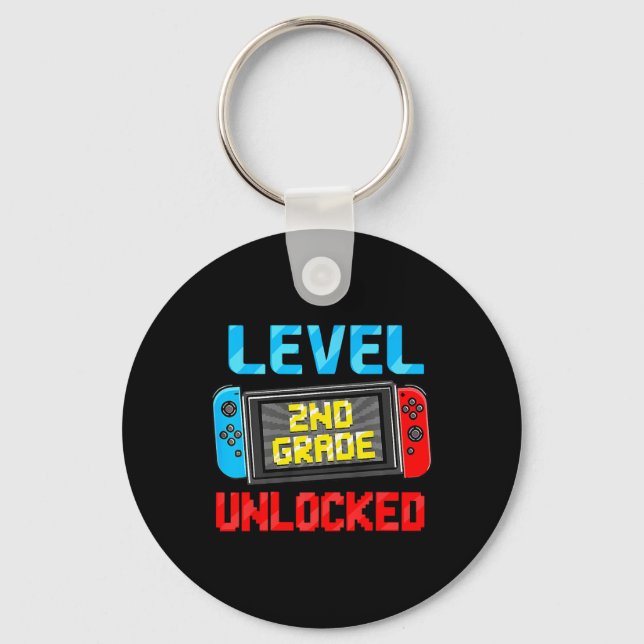 Llavero Level 2nd Grade Unlocked Ck To School First Day Bo (Anverso)