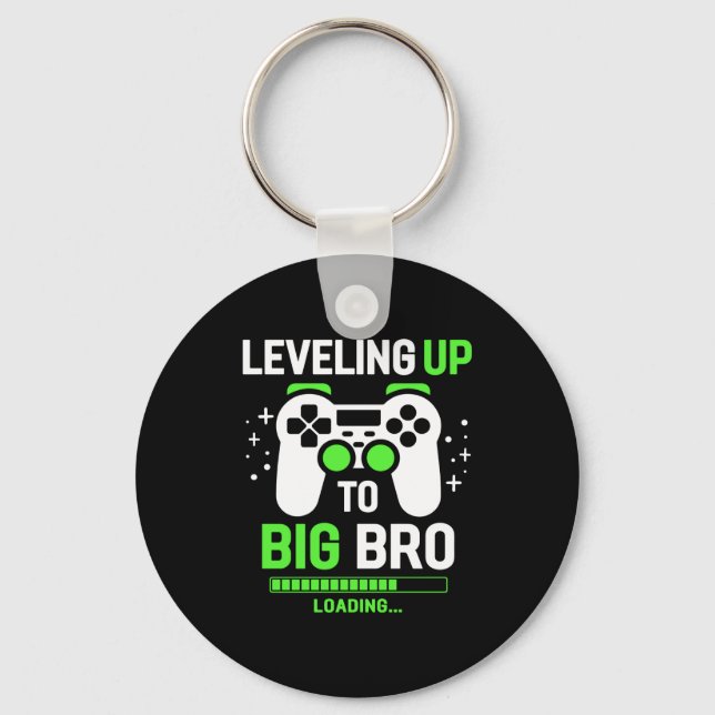 Llavero Leveling Up To Big Brother Gaming Boy  (Anverso)
