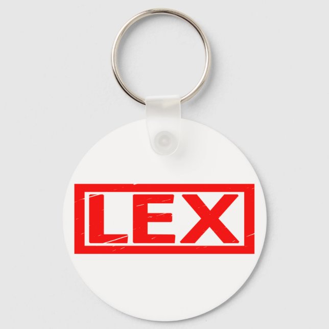 Llavero Lex Stamp (Anverso)