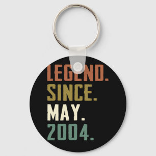 Llavero Leyenda de 18 años desde mayo de 2004 18º cumpleañ