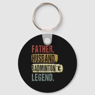 Llavero Leyenda del bádminton padre marido Padre del bádmi
