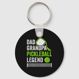 Llavero Leyenda del pickleball divertido jugador papá abue