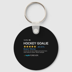 Llavero Leyenda del portero de hockey sobre hielo masculin