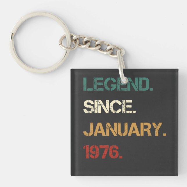 Llavero Leyenda desde enero de 1976 (Frente)