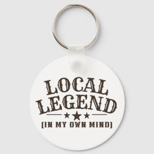 Llavero Leyenda Local (En Mi Propia Mente) Gráfica Occiden