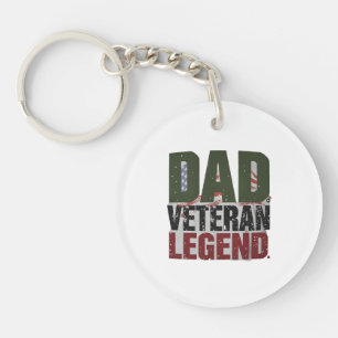 Llavero Leyenda Veterano Papá – Regalo Personaliza