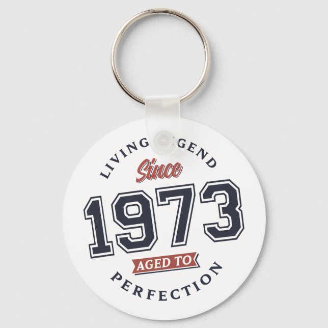 Llavero Leyenda viva 1973 Envejecida a la perfección (Anverso)