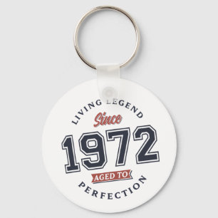Llavero Leyenda viviente 1972 50º regalo de cumpleaños Ret