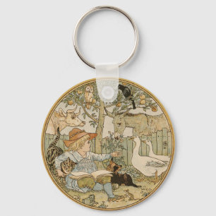 Llavero Leyendo la clave divertida