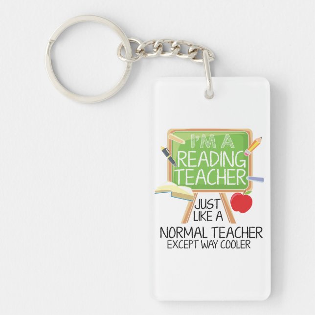 Llavero Leyendo profesor (Frente)