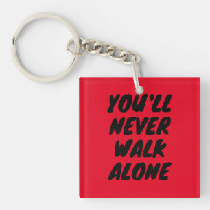 Llavero LFC - Nunca pasarás solo el anillo de teclas del b
