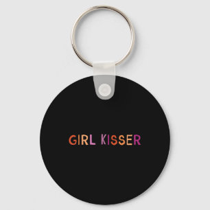 Llavero Lgbtq de la Lesbiana chica Kisser