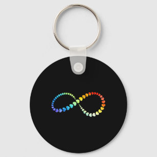 Llavero Lgbtq Infinity Heart Arcoiris Neurodiversidad Auti