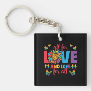 Llavero LGBTQ - Todo por amor y amor para todos