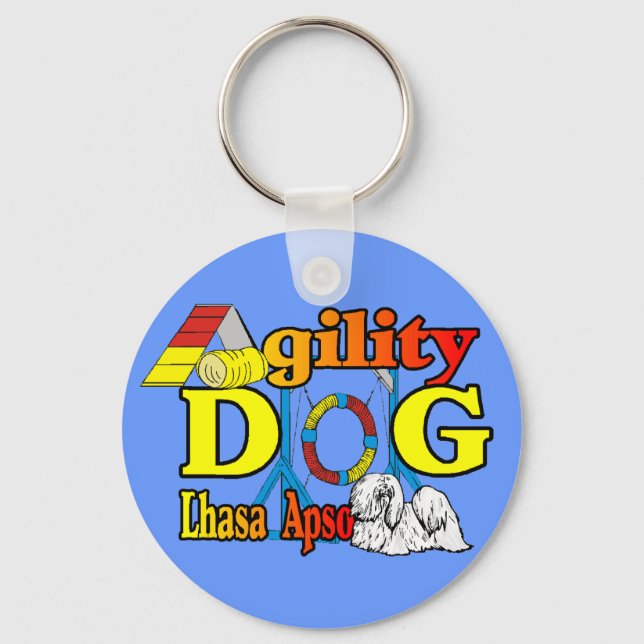 Llavero Lhasa Apso Agility Gifts (Anverso)