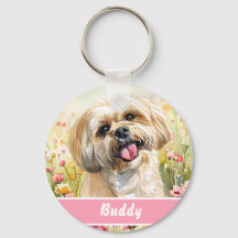 Lhasa Apso Dog Tag – Custom Info