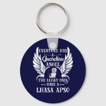 Lhasa Apso mascota de perro ángel guardián