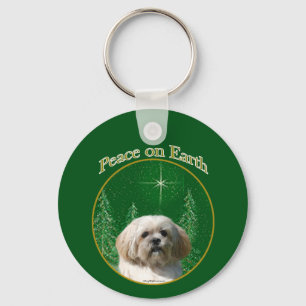 Llavero Lhasa Apso Peace