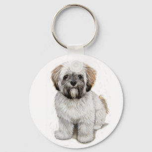 Llavero Lhasa apso Puppy keyring