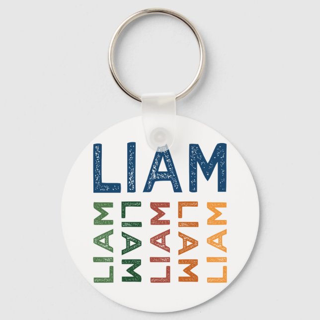 Llavero Liam Cute Colorful (Anverso)