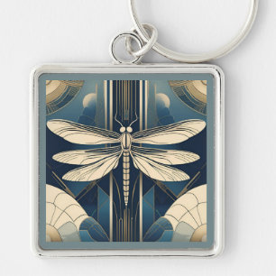 Llavero libélula Art Deco