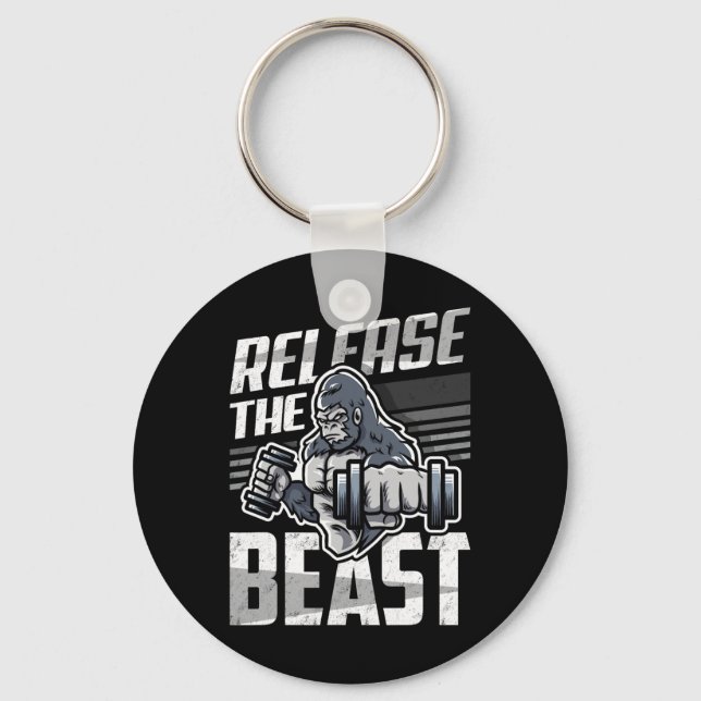 Llavero Liberar A La Bestia - Construcción De Cuerpos Depo (Anverso)