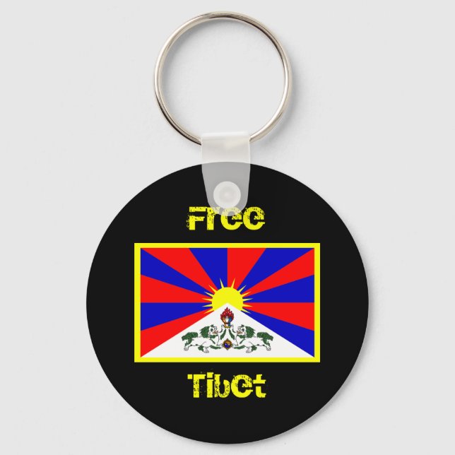 Llavero Liberar al Keychain del Tíbet (Anverso)