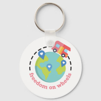 Llavero Libertad en Ruedas
