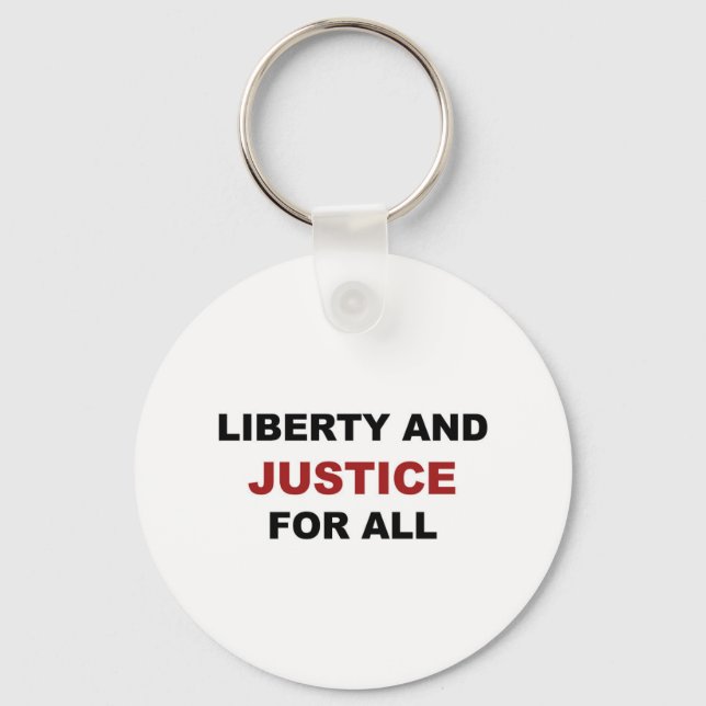 Llavero Libertad y justicia para todos (Anverso)