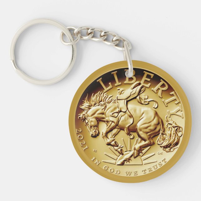 Llavero Liberty Horse Coin  (Frente)