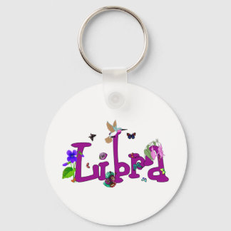 Llavero Libra Flowers