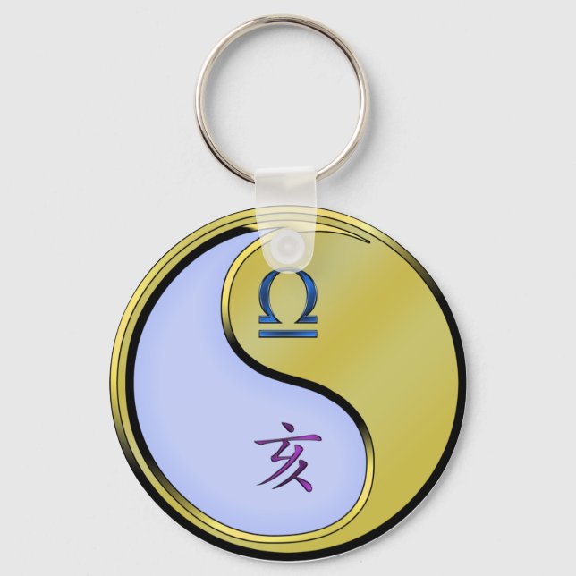 Llavero Libra y Boar Metalizado (Anverso)