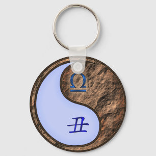 Llavero Libra y Earth Ox