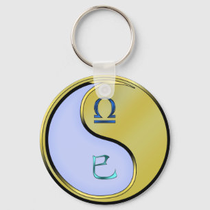 Llavero Libra y Metalizado serpiente