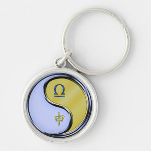 Llavero Libra y mono Metalizado